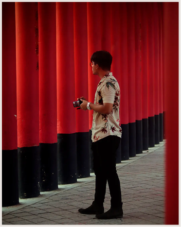 Me under Tori Gate picture